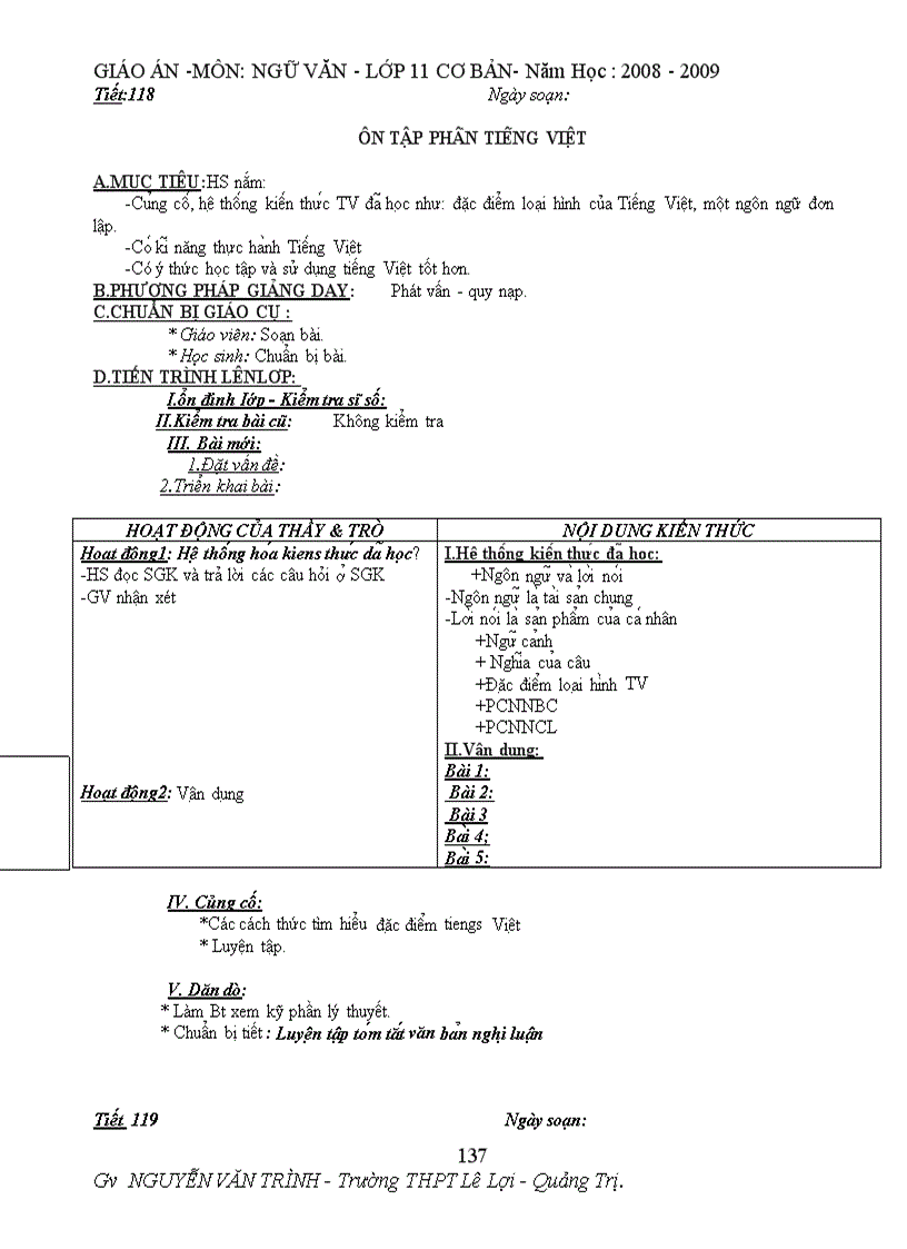 image for page Bộ Giáo án 11 CB