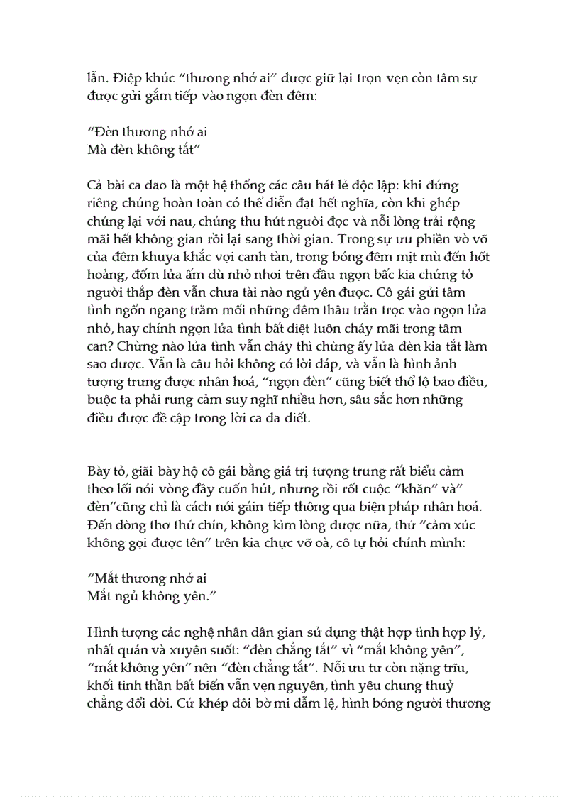 image for page Cảm nhận về bài ca dao Khăn thương nhớ ai