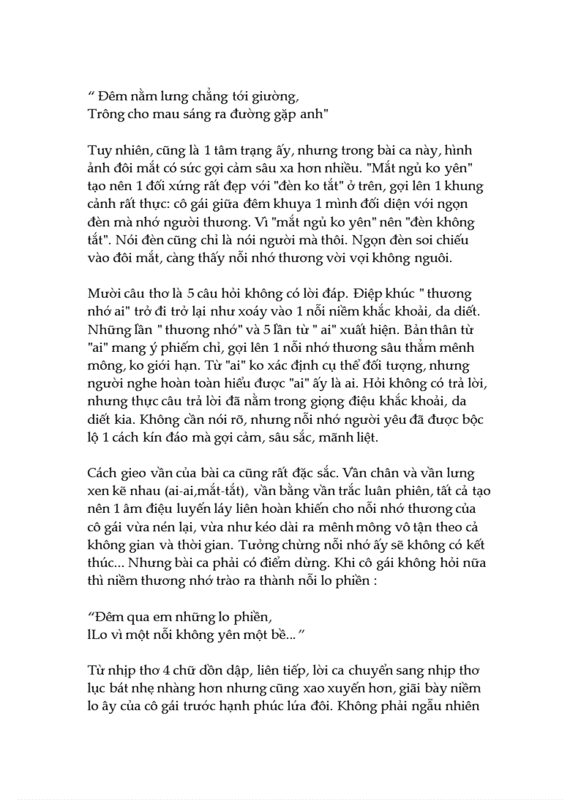 image for page Cảm nhận về bài ca dao Khăn thương nhớ ai