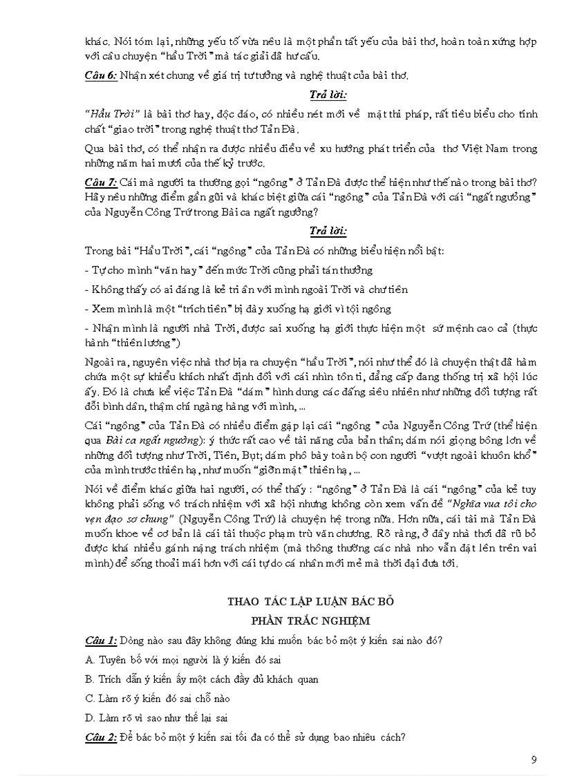 image for page Cau hoi TN va TL 11