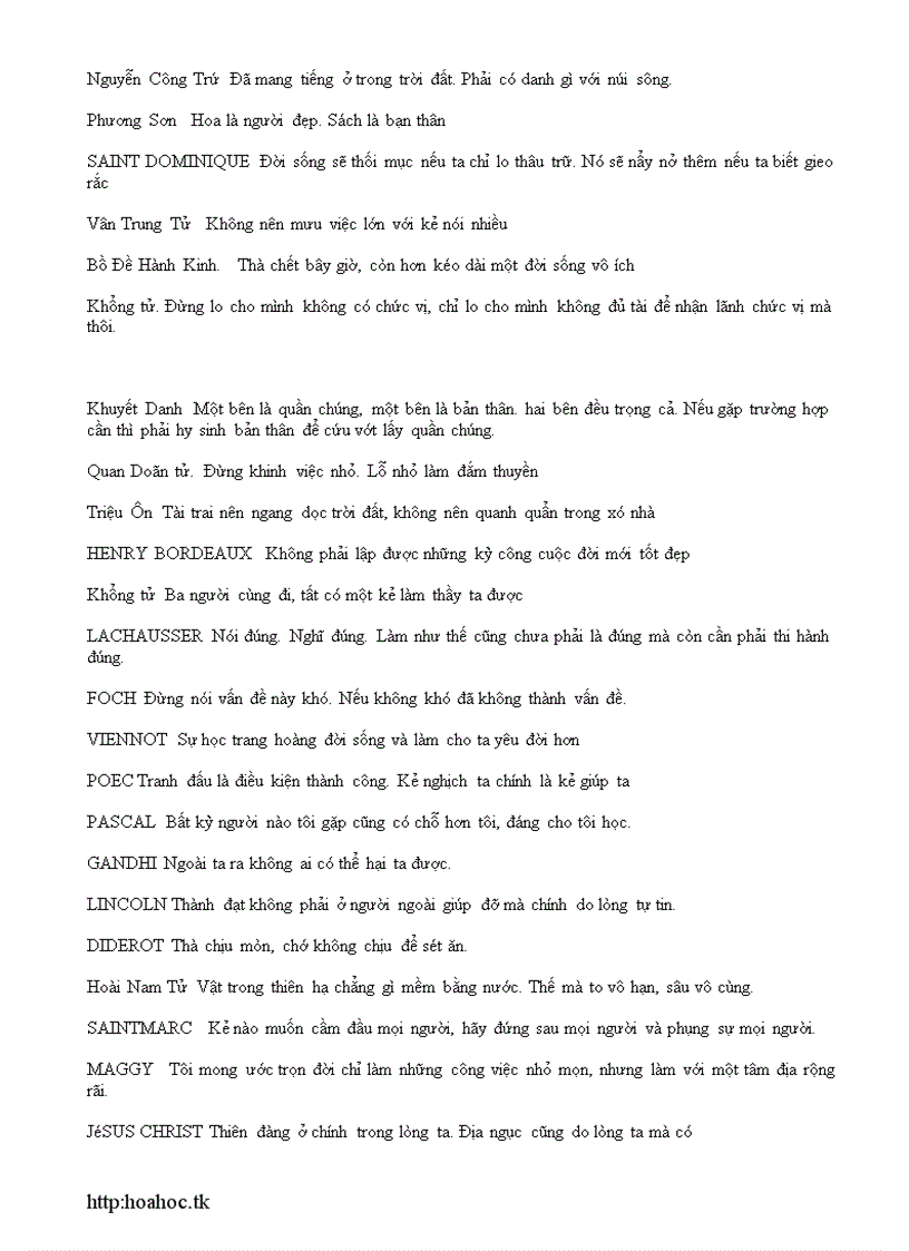 image for page Danh ngôn cuộc sống