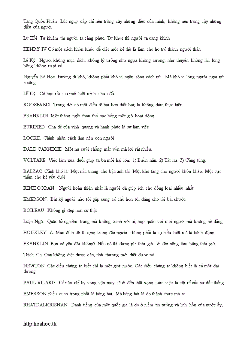 image for page Danh ngôn cuộc sống