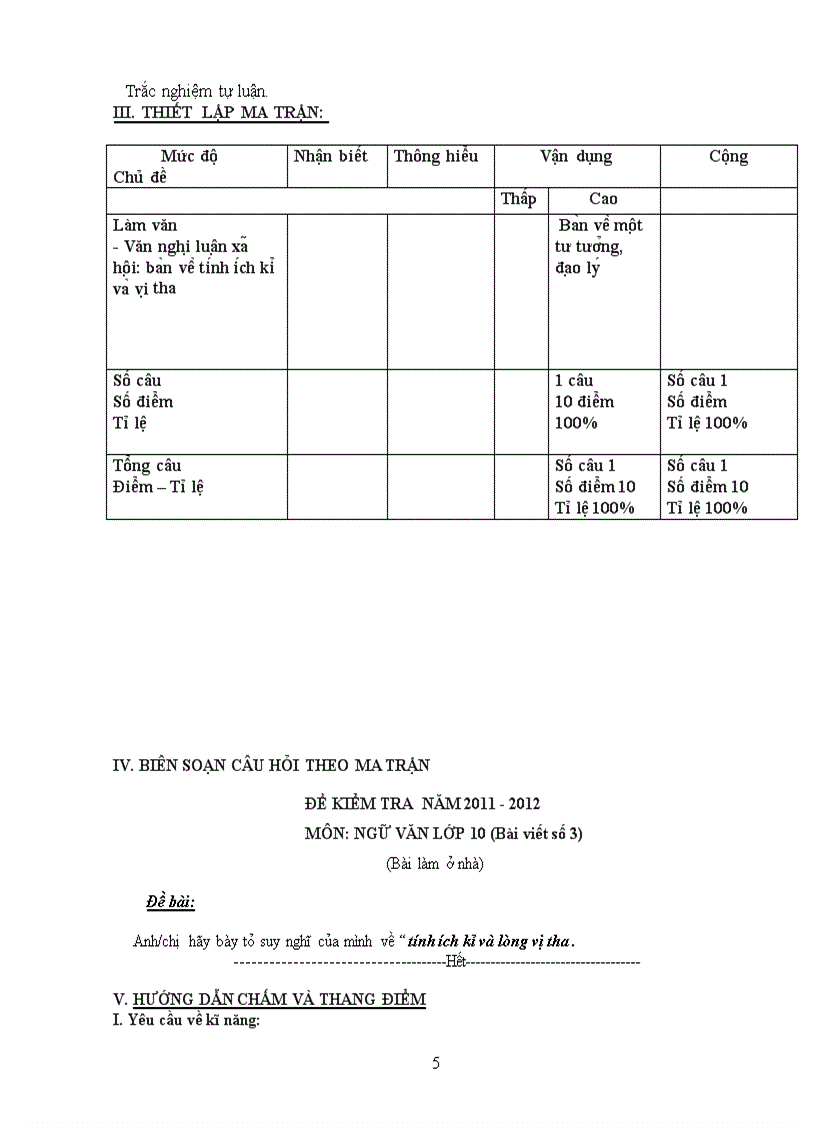 image for page Đề kiểm tra ma trận ngữ văn 10 11