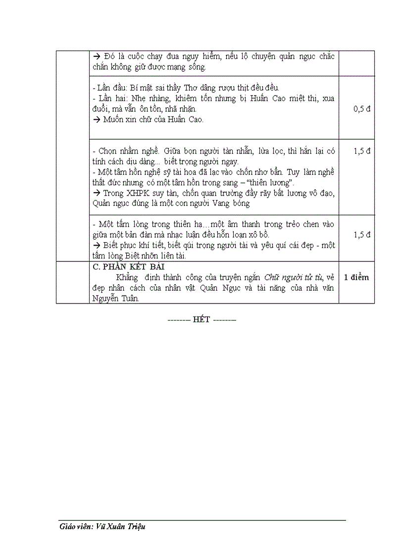 image for page De thi va dap an HK1 khoi 11