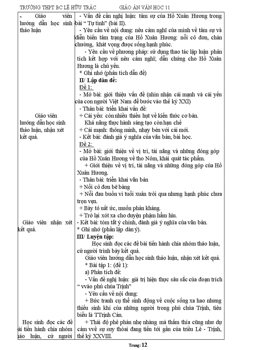 image for page Giáo án 11 Ban cơ bản cả năm hay chuẩn
