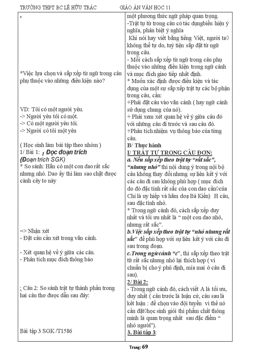 image for page Giáo án 11 Ban cơ bản cả năm hay chuẩn