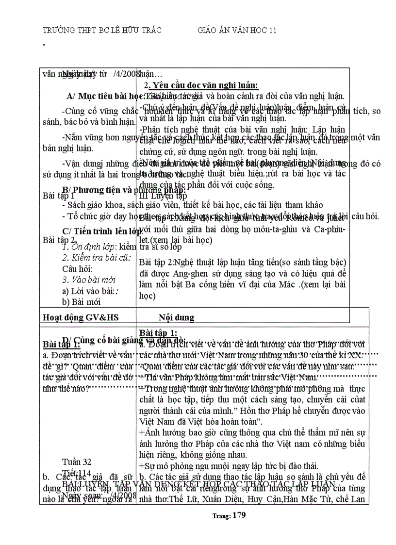 image for page Giáo án 11 Ban cơ bản cả năm hay chuẩn