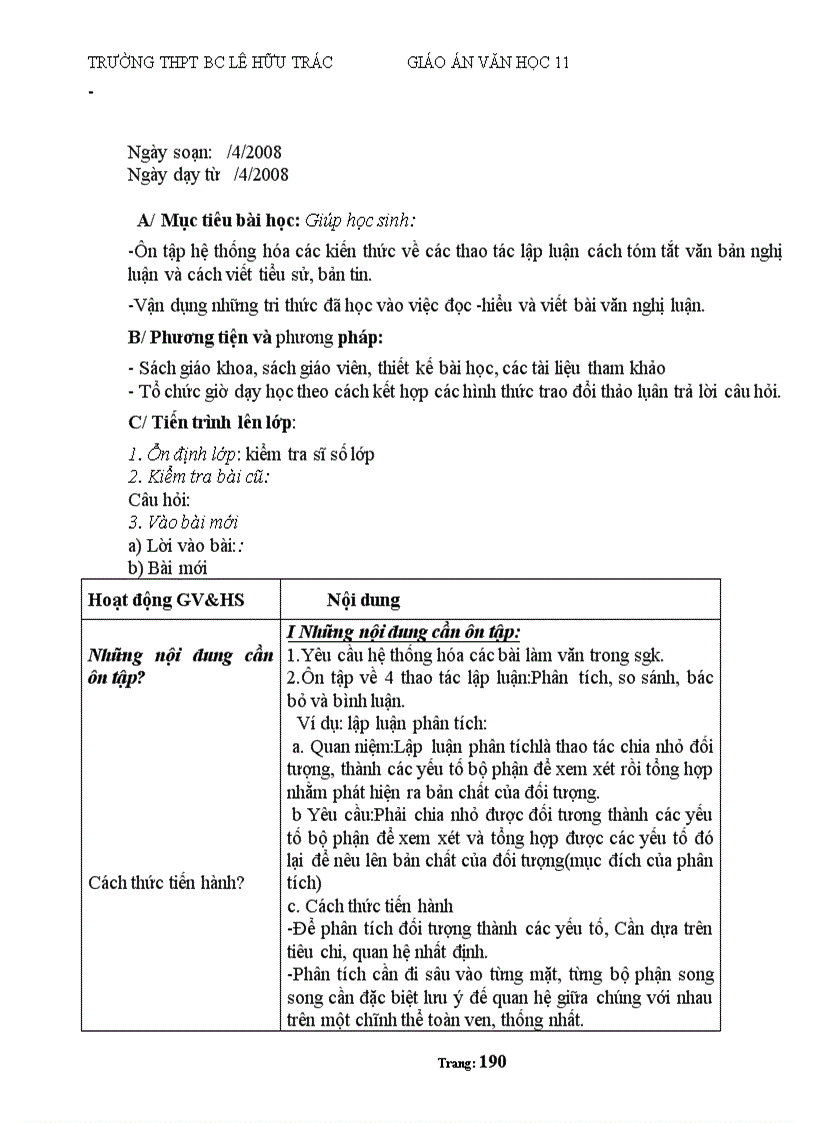 image for page Giáo án 11 Ban cơ bản cả năm hay chuẩn