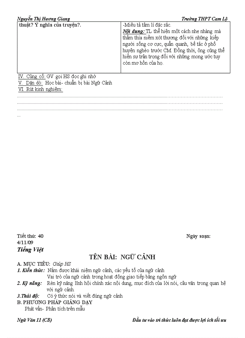 image for page Giáo án 11 Chương trình chuẩn