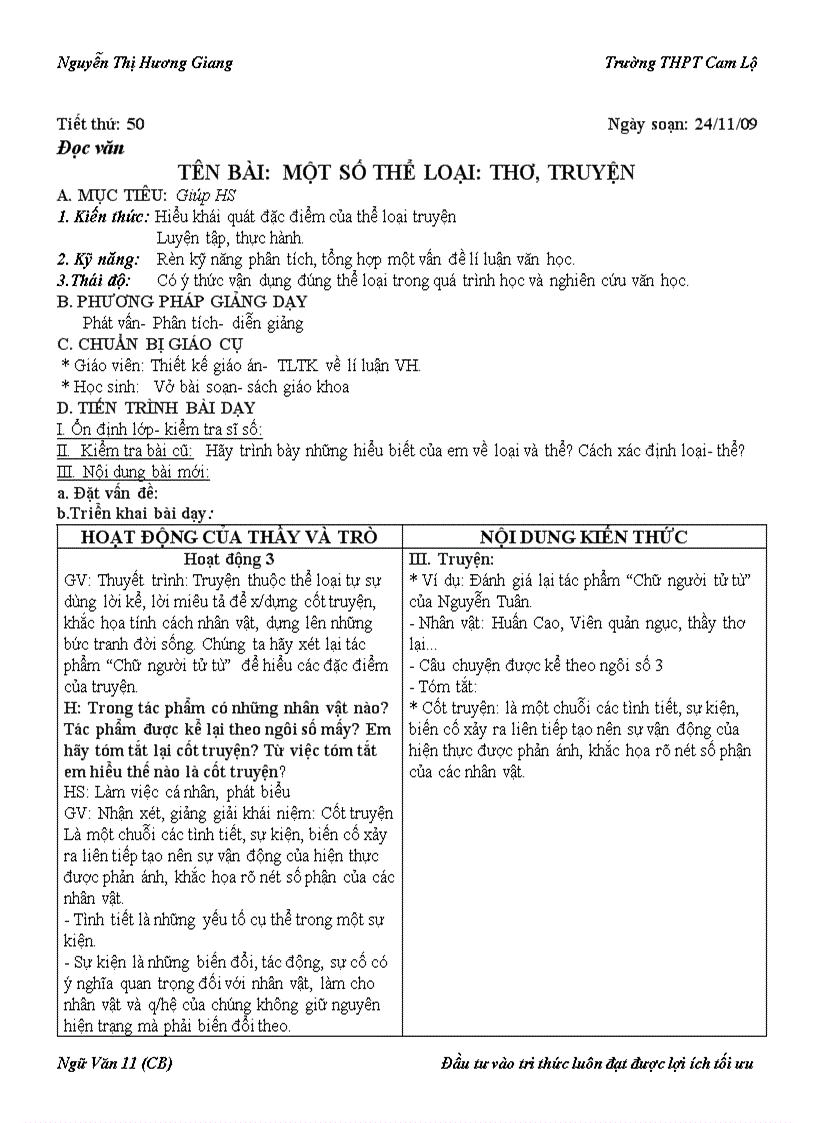 image for page Giáo án 11 Chương trình chuẩn