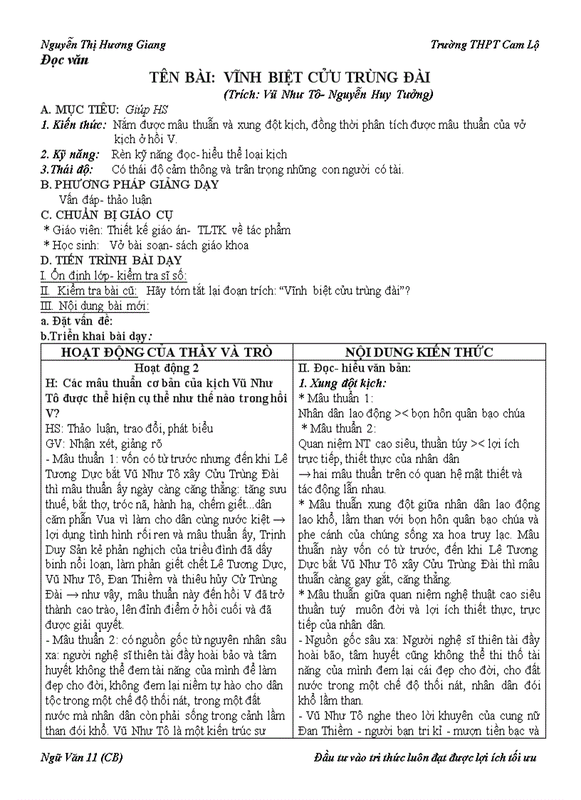 image for page Giáo án 11 Chương trình chuẩn