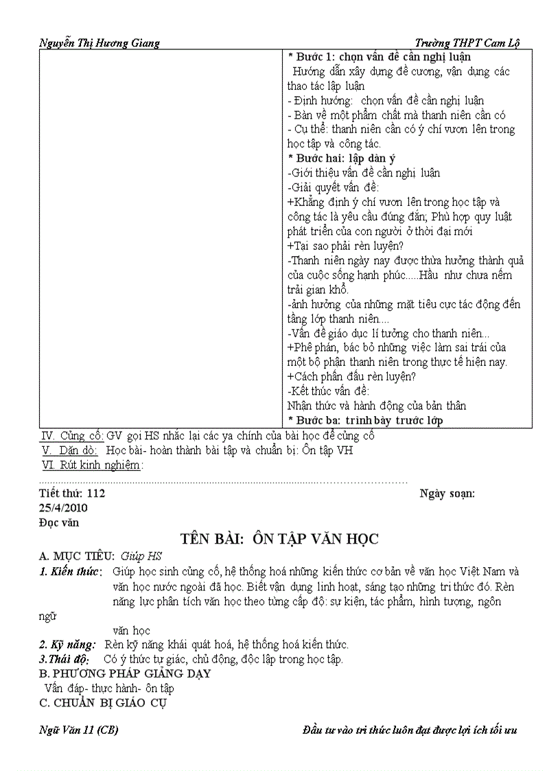 image for page Giáo án 11 Chương trình chuẩn