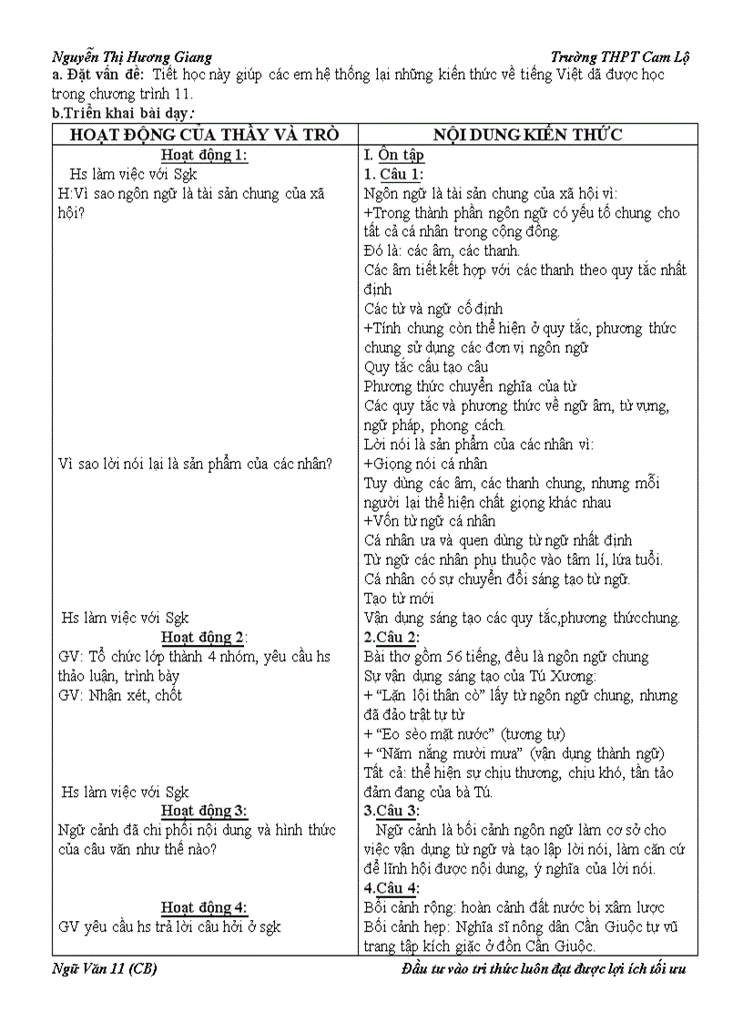 image for page Giáo án 11 Chương trình chuẩn