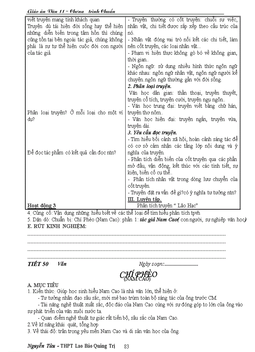 image for page Giáo án 11 chương trình cơ bản