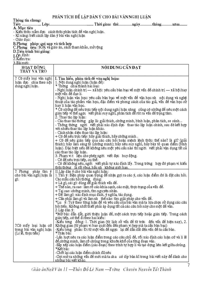 image for page Giao an 11 co ban