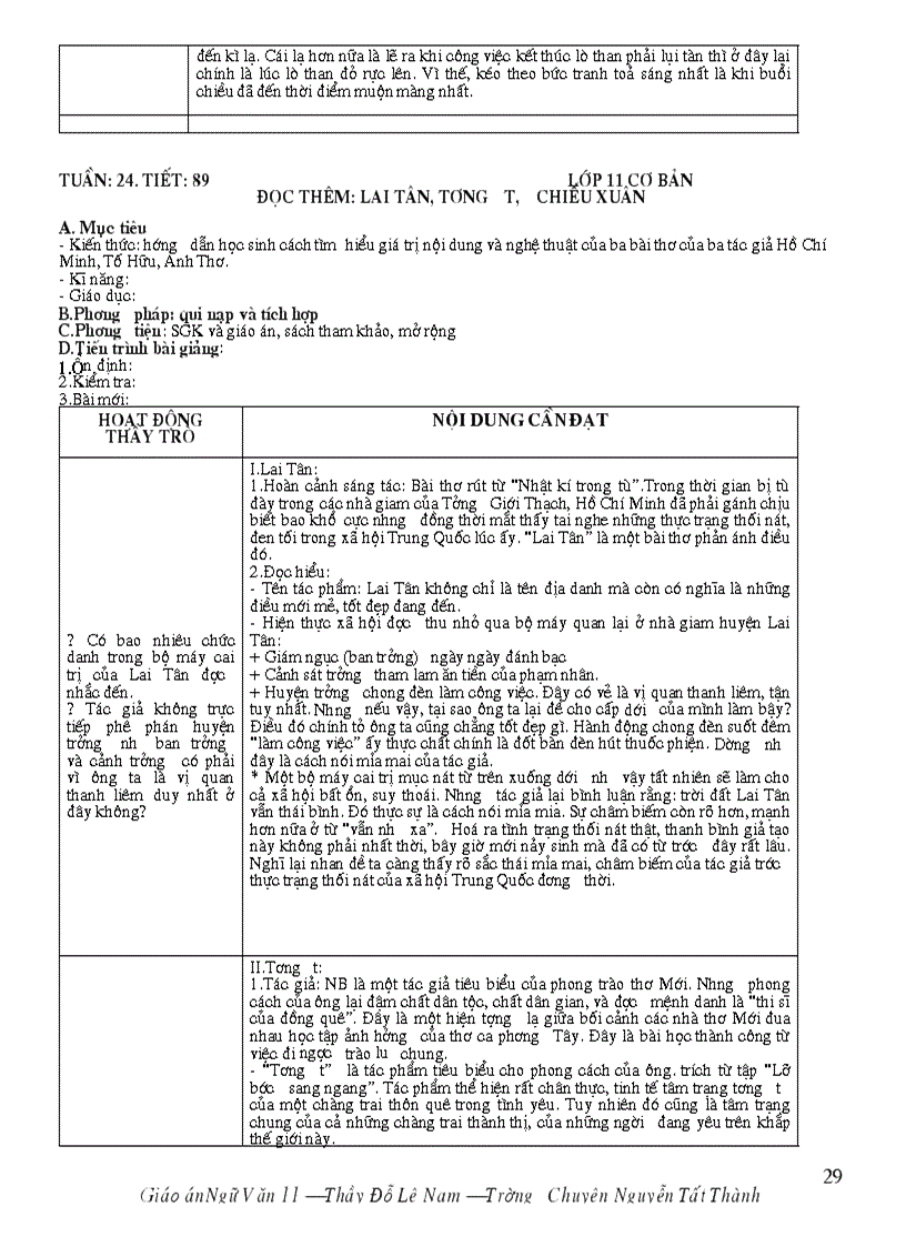 image for page Giao an 11 co ban