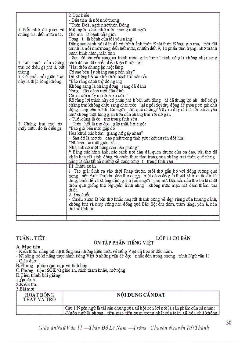 image for page Giao an 11 co ban