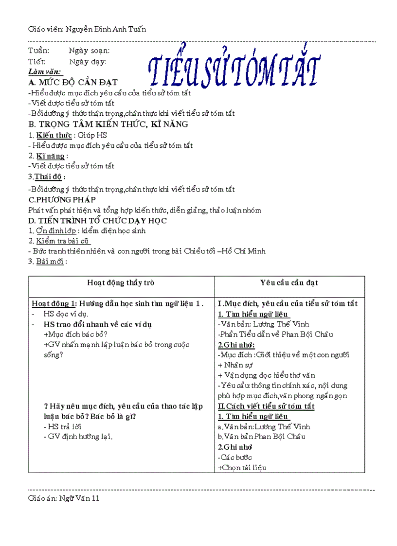 image for page Giao an 11 ky ii theo chuan kt 2010 2011
