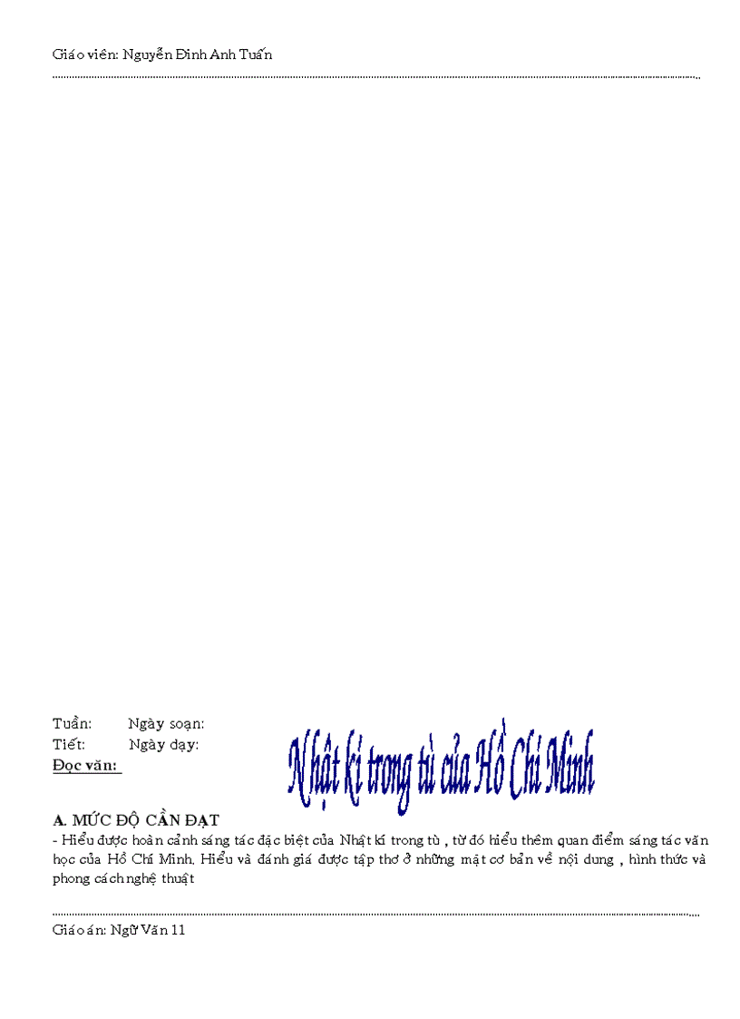 image for page Giao an 11 ky ii theo chuan kt 2010 2011