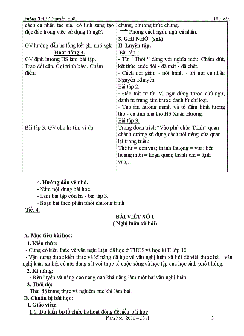 image for page Giáo án 11 2010 2011