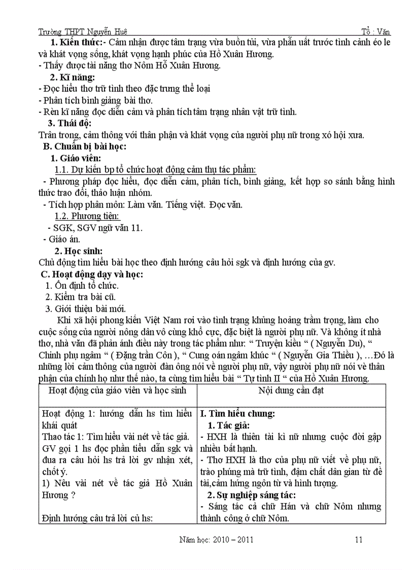 image for page Giáo án 11 2010 2011