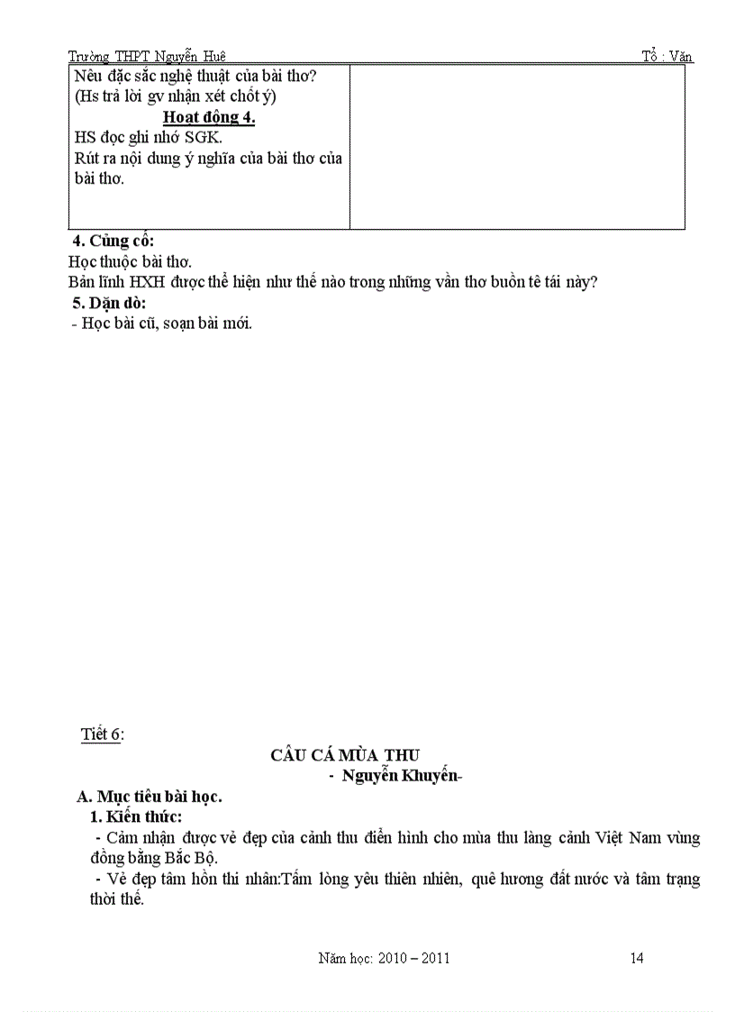 image for page Giáo án 11 2010 2011