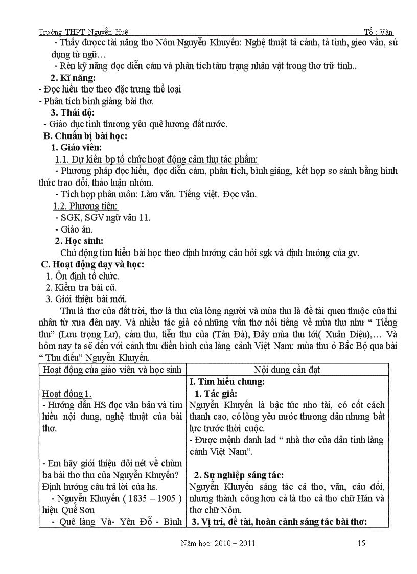 image for page Giáo án 11 2010 2011