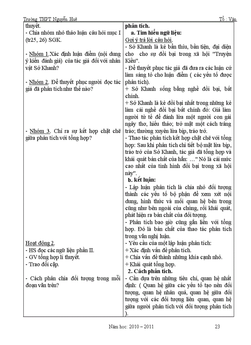 image for page Giáo án 11 2010 2011