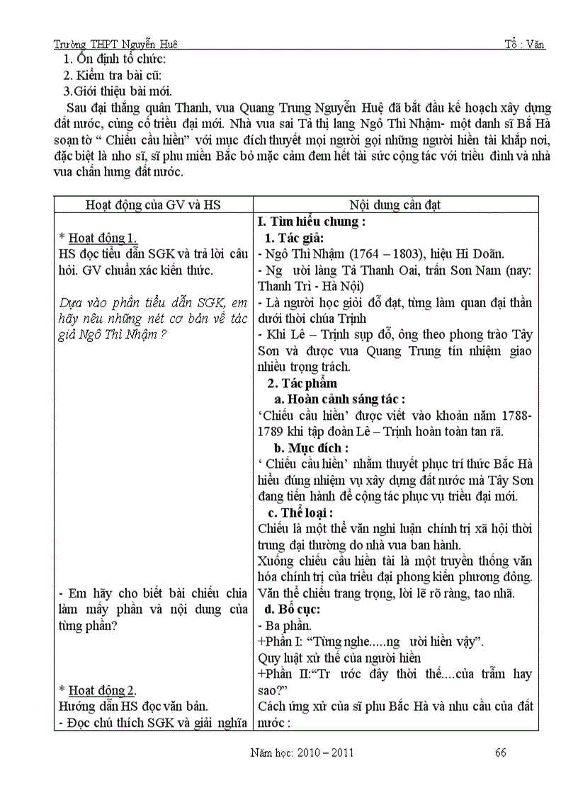 image for page Giáo án 11 2010 2011