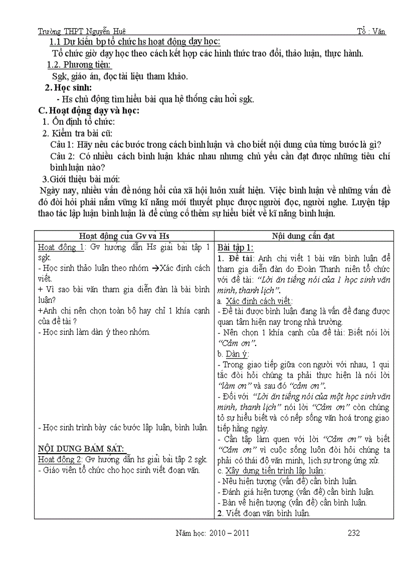 image for page Giáo án 11 2010 2011