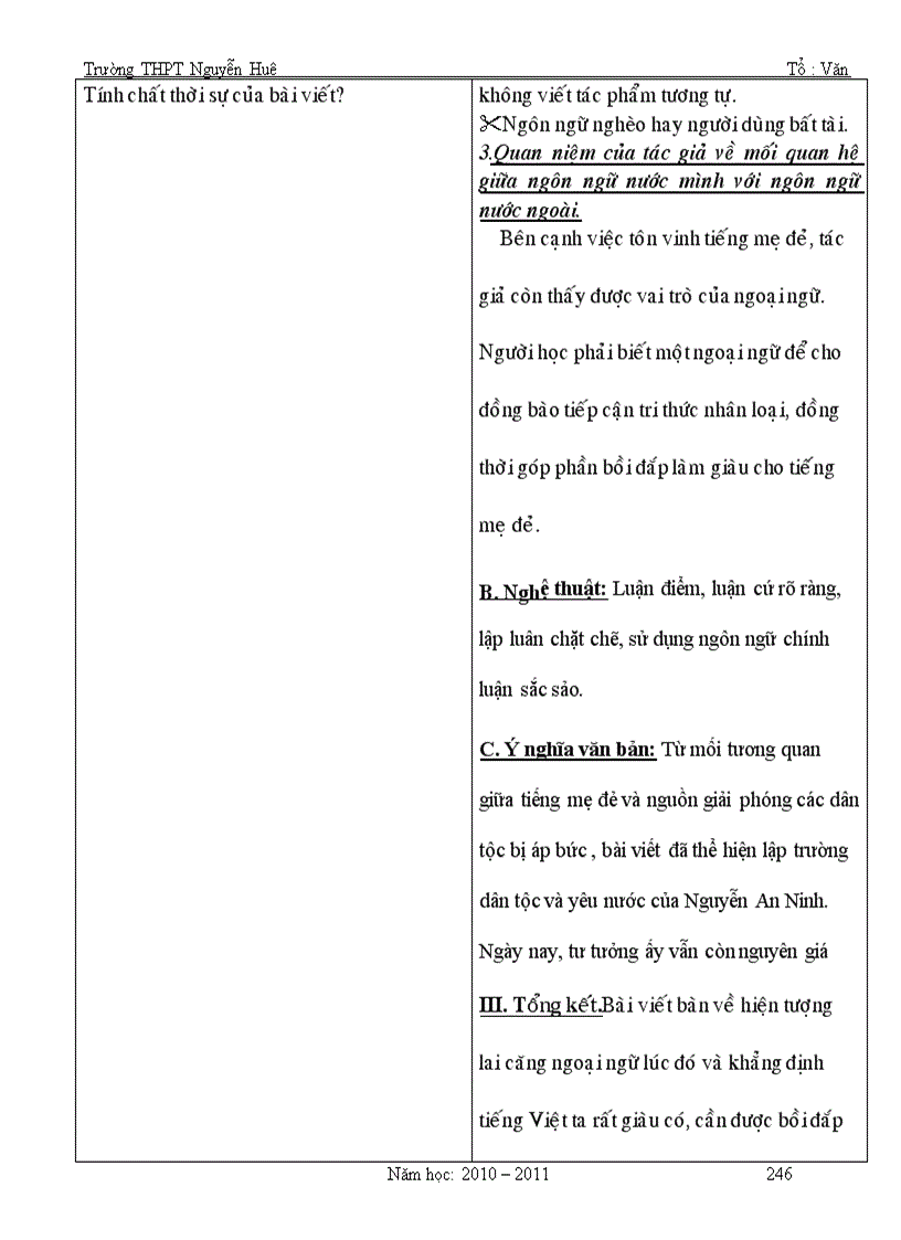 image for page Giáo án 11 2010 2011