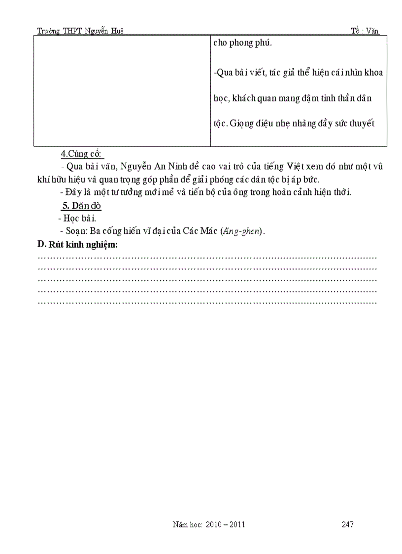 image for page Giáo án 11 2010 2011