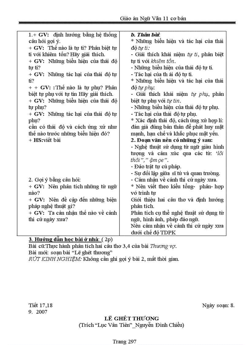 image for page Giáo án 11 chuẩn 2011 2012