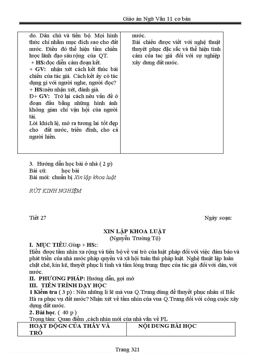 image for page Giáo án 11 chuẩn 2011 2012