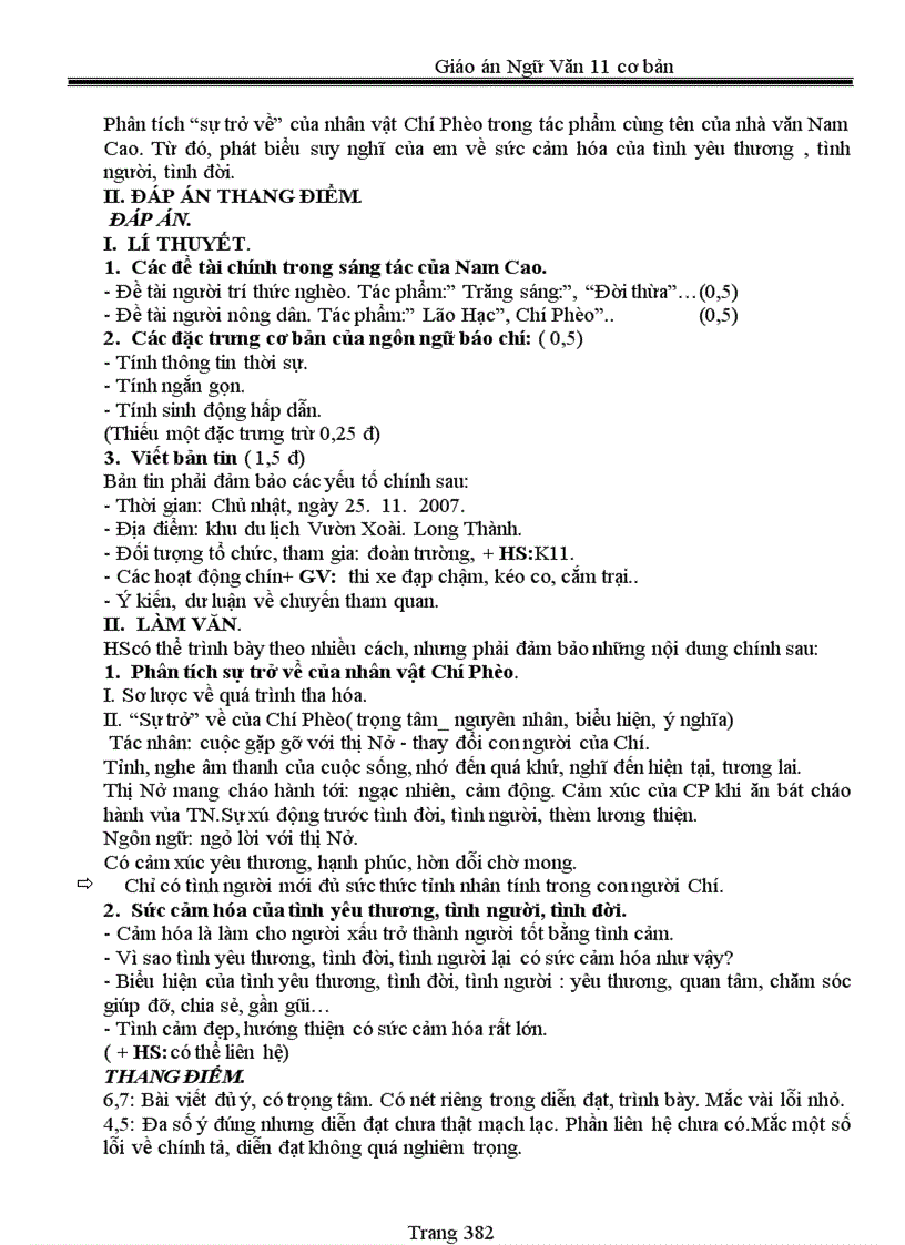 image for page Giáo án 11 chuẩn 2011 2012