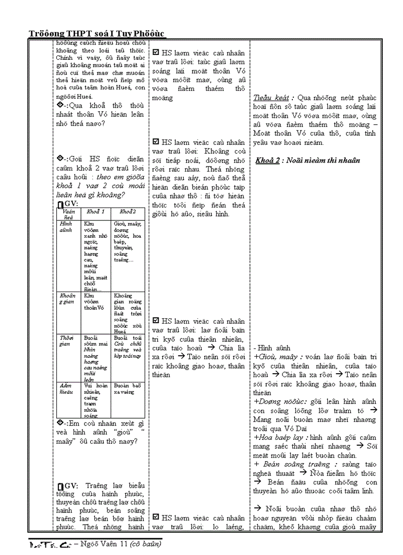 image for page Giáo án Đây thôn Vĩ Dạ