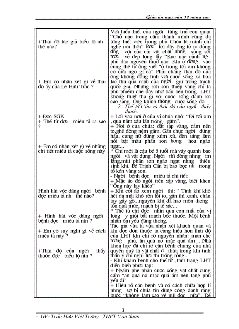 image for page Giáo án kì I Nâng cao lớp 11