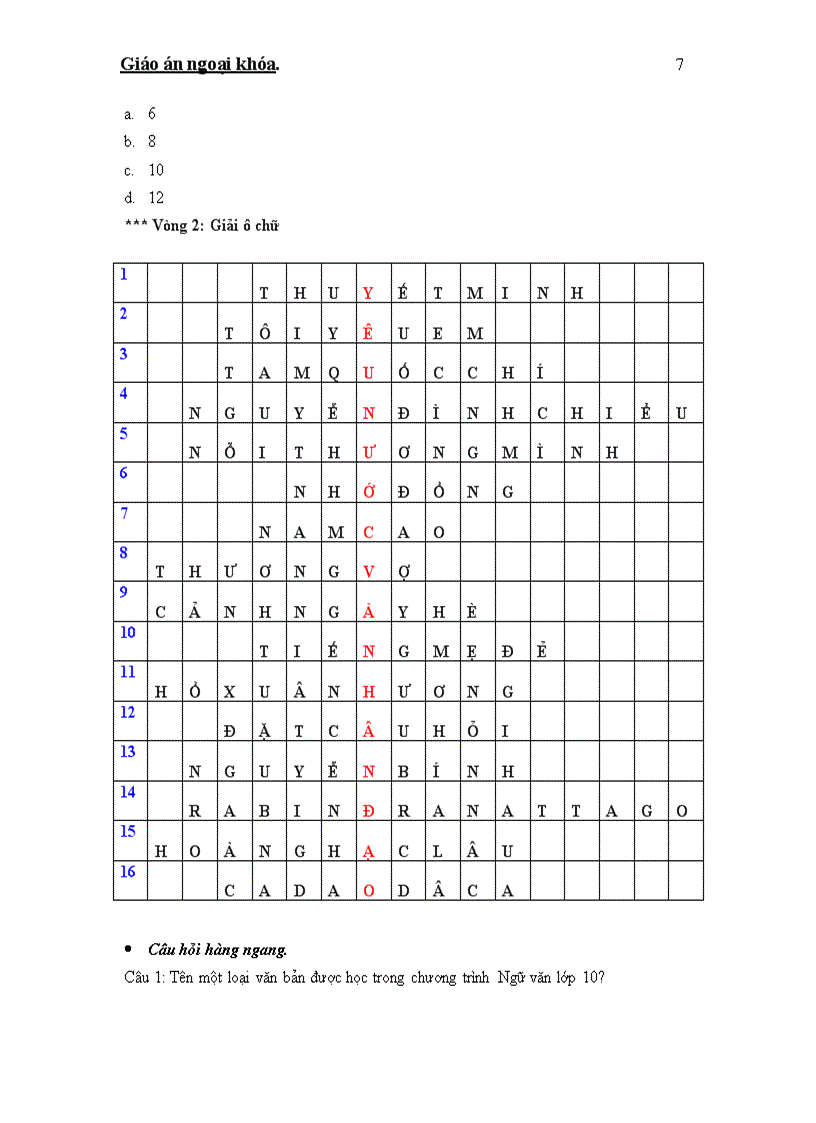 image for page Giáo án ngoại khóa