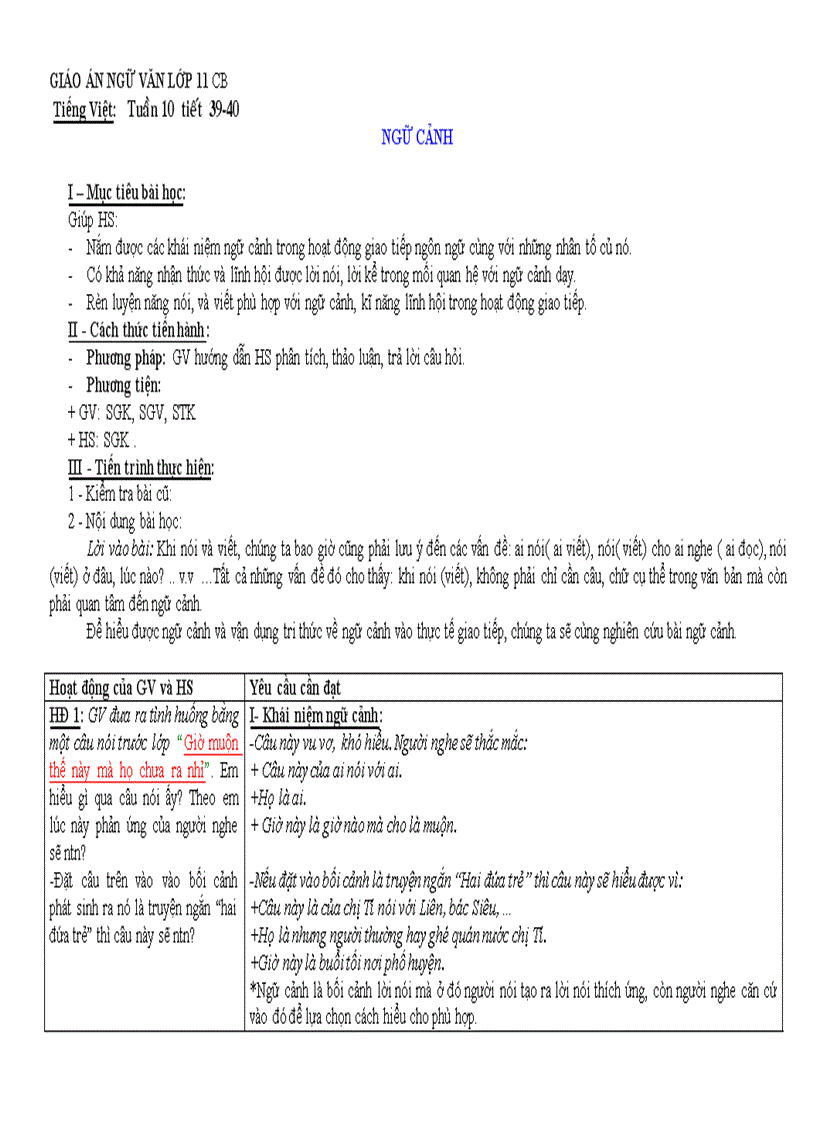 image for page GIAO AN NGU VAN 11 CB nam hoc 08 09