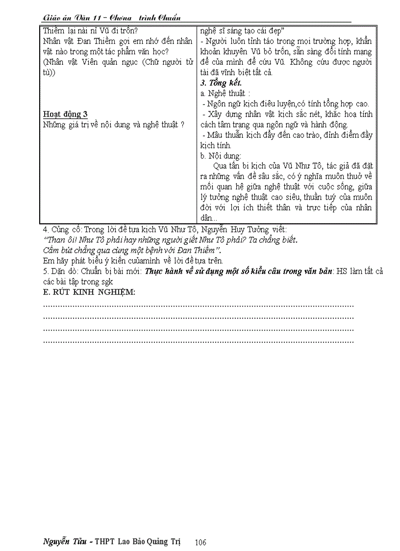 image for page Giáo án ngữ văn 11 chương trình chuẩn