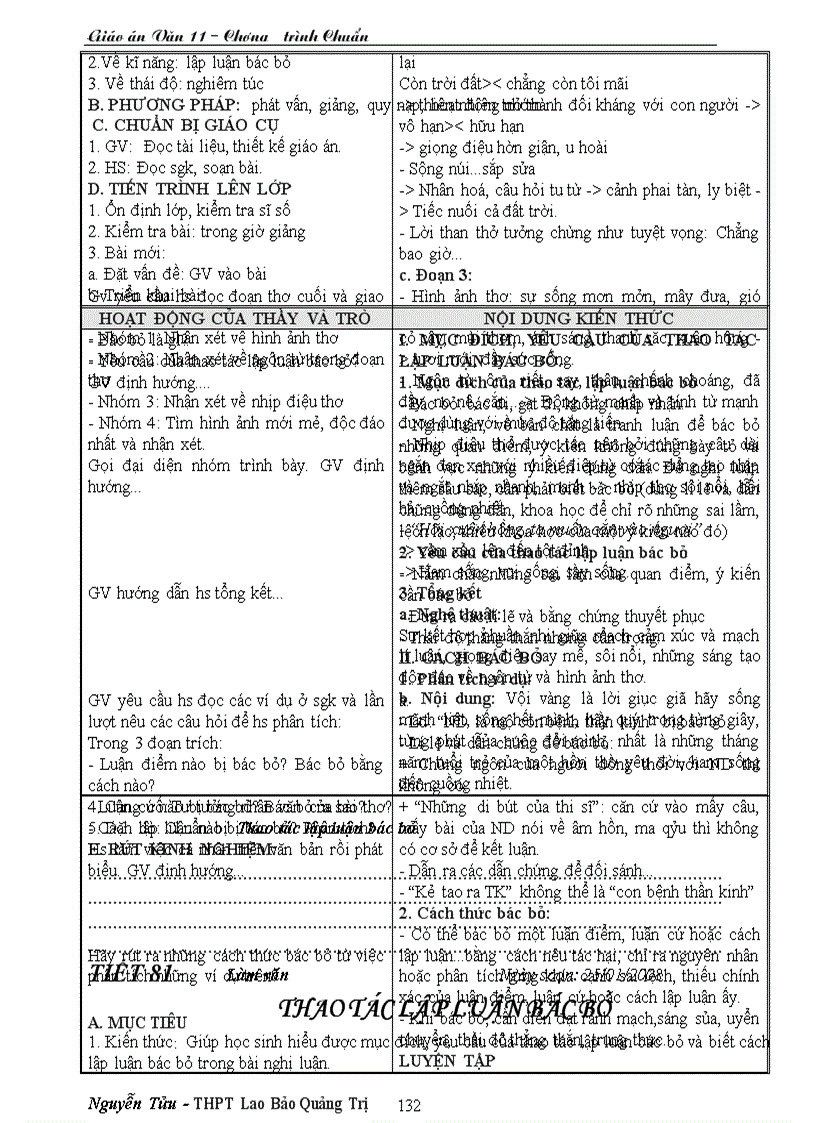 image for page Giáo án ngữ văn 11 chương trình chuẩn