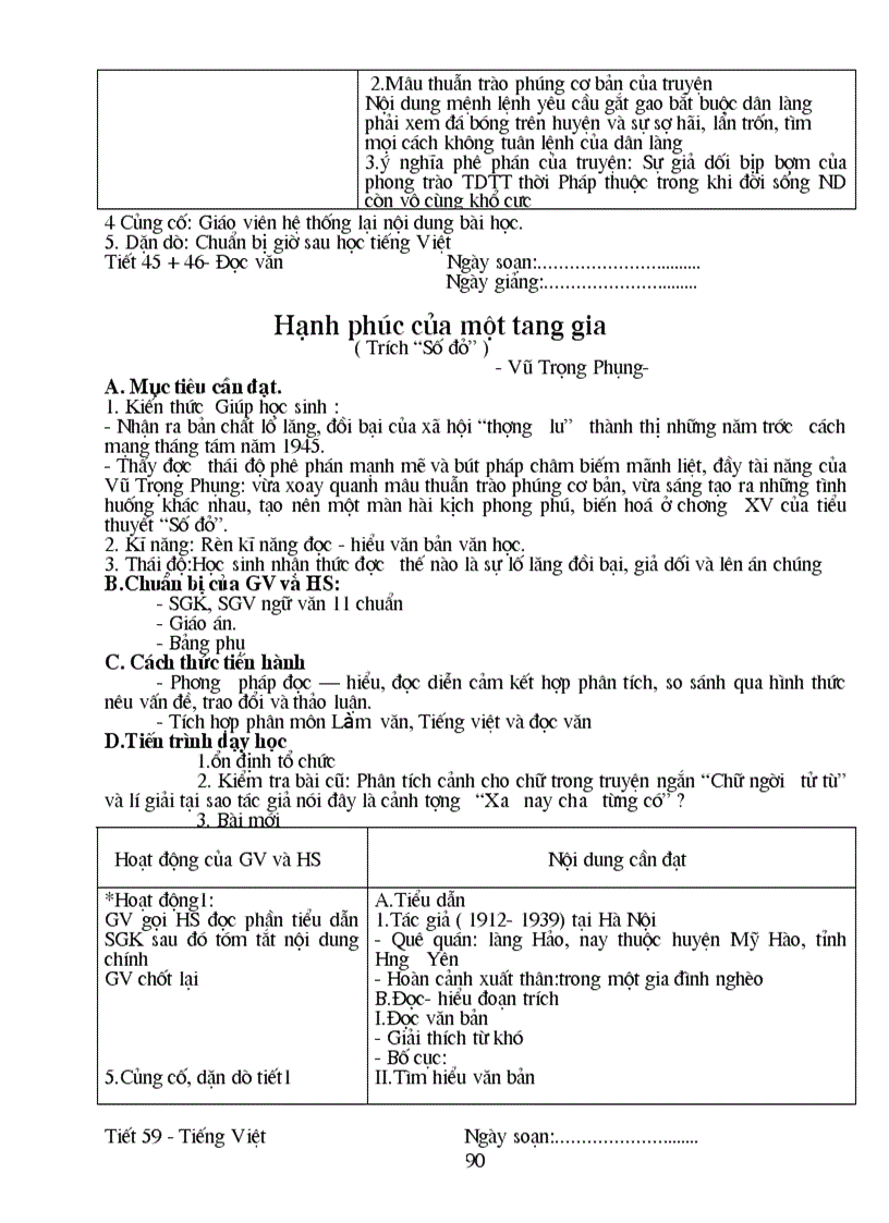 image for page Giáo án Ngữ văn 11 cơ bản cả năm