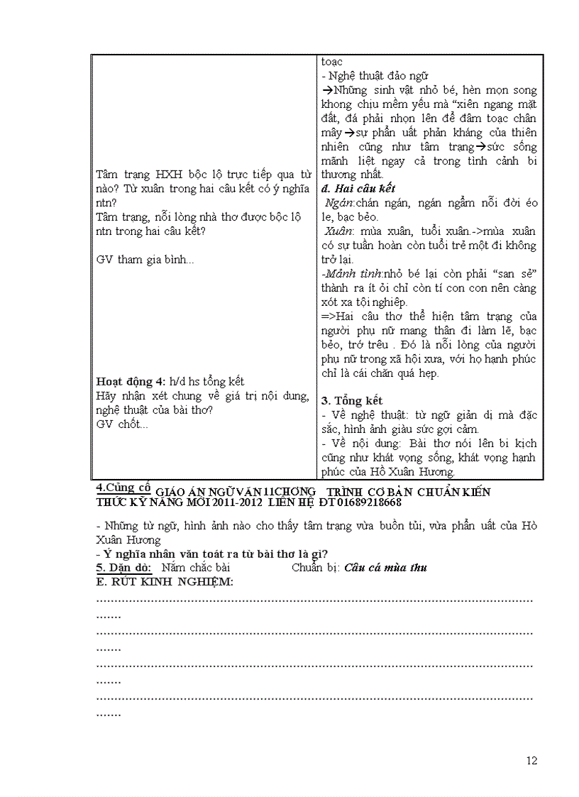 image for page Giáo án ngữ văn 11 cực chuẩn