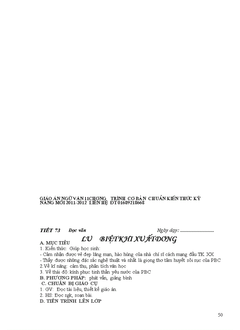 image for page Giáo án ngữ văn 11 cực chuẩn