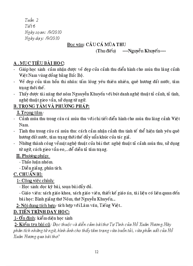 image for page Giáo án Ngữ văn 11 theo chuẩn KT KN