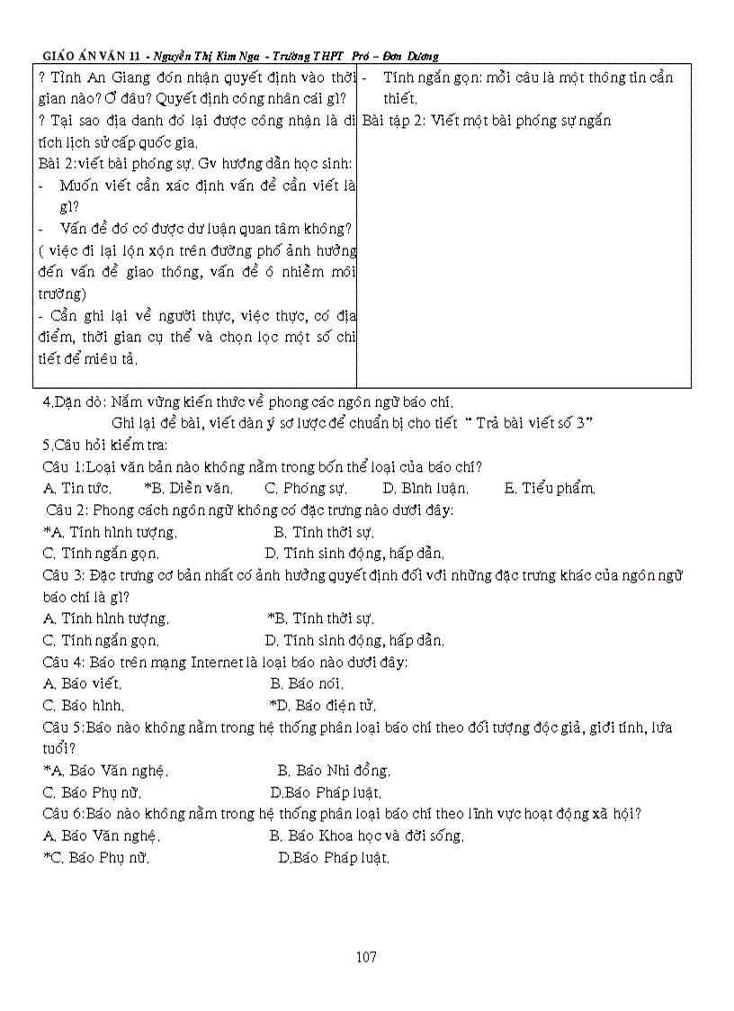 image for page Giáo án Ngữ văn 11 theo chuẩn KT KN