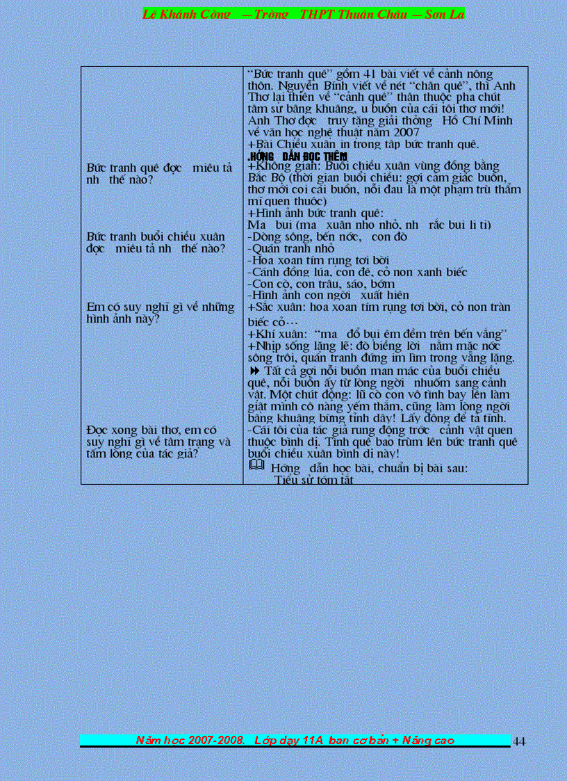 image for page Giáo án Ngữ văn 11 Tiết 73 102