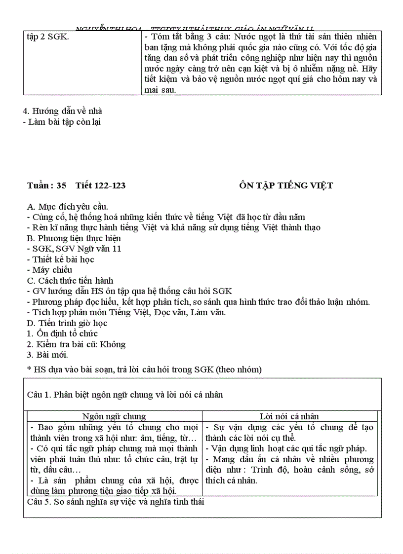 image for page Giáo án ngữ văn 11 chuẩn