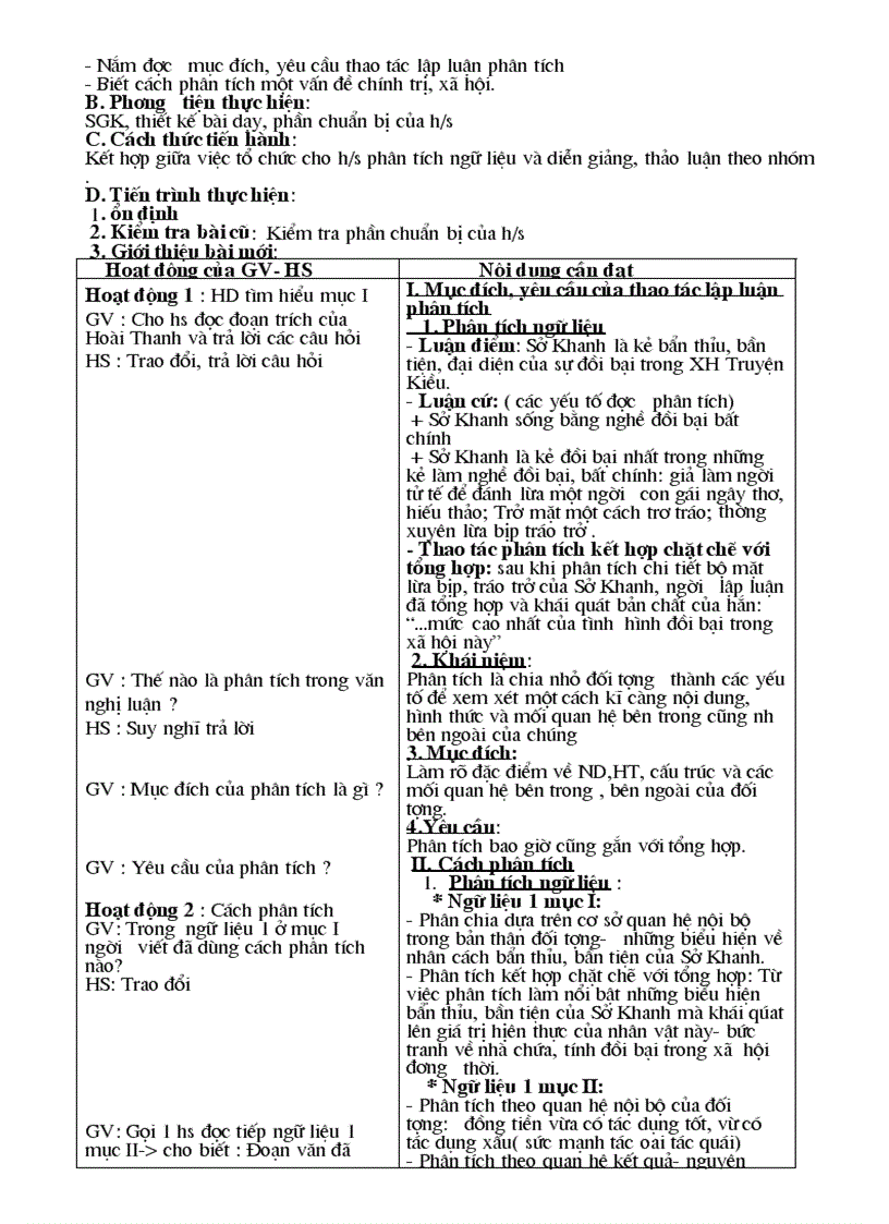 image for page Giao an Ngu van lop 11 Hoc ky I Co ban