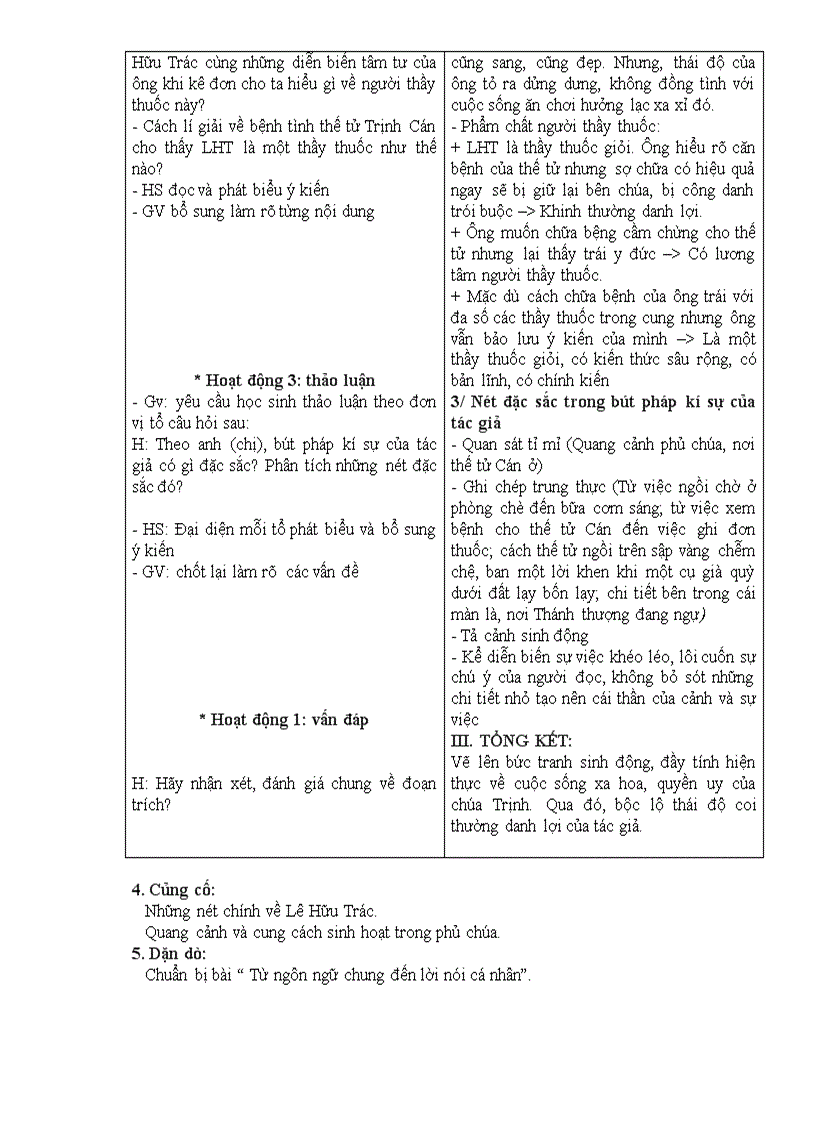 image for page Giáo án Ngữ văn lớp 11 tuần 1